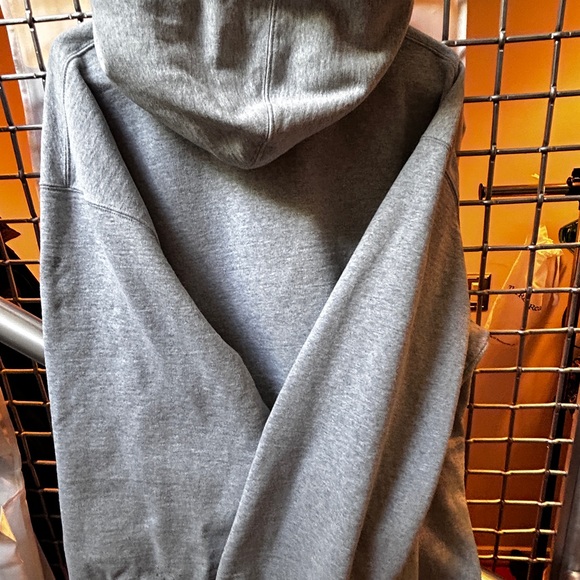 Supreme Rhinestone Shadow Hooded 2022, Sweatshirt 'Heather Grey' , XL - Picture 4 of 16